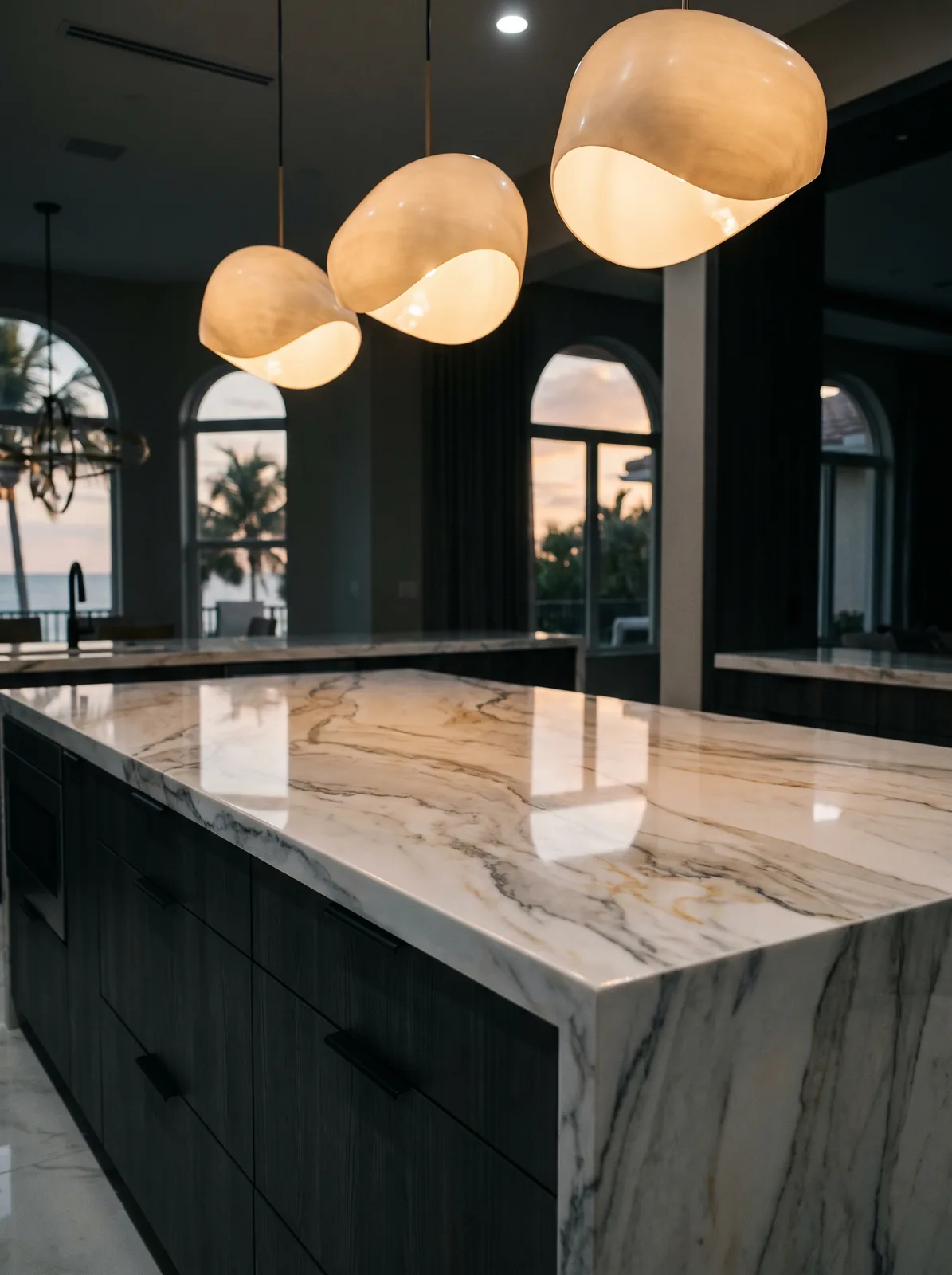 Marble-look epoxy countertop in Jacksonville, FL